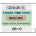 Grade 11 Science 2nd Term Test Paper 2019 English Medium – North Western Province
