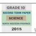 Grade 10 Science 2nd Term Test Paper 2018 English Medium – North Western Province