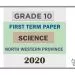 Grade 10 Science 1st Term Test Paper 2020 English Medium – North Western Province