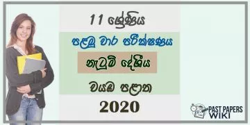 Grade 11 Dancing 1st Term Test Paper 2020 Sinhala Medium - North Western Province