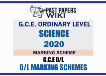 2020 O/L Science Marking Scheme