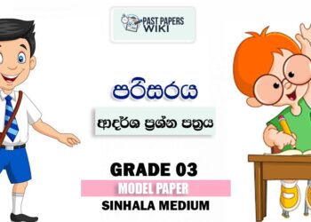 Grade 03 Environment Model Paper – Sinhala Medium