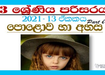 Grade 03 Environment Unit 13 | Polawa Ha Ahasa – Part 01