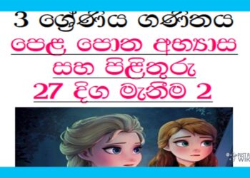 Grade 03 Mathematics Unit 27 | Textbook Exercises – Part 02