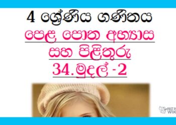 Grade 04 Mathematics Unit 34 | Textbook Exercises – Part 02