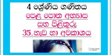 Grade 04 Mathematics Unit 35 | Textbook Exercises