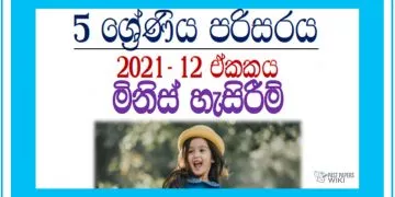 Grade 05 Environment Unit 12 | Minis Hesirim