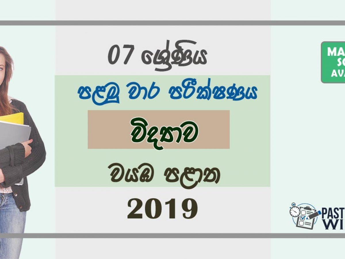 grade 07 science 1st term test paper 2019 sinhala medium north western province