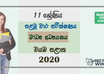 Grade 11 Communication And Media Studies 1st Term Test Paper with Answers 2020 Sinhala Medium - North western Province