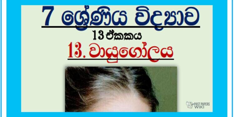 Grade 07 Science – Unit 13 | ATMOSPHERE