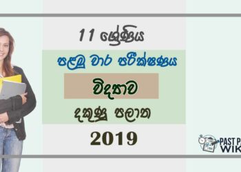 Grade 11 Science 1st Term Test Paper 2019 Sinhala Medium - Southern Province