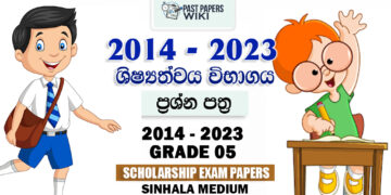 Grade 5 Scholarship Exam Past Paper and Answers(2014 - 2023)