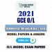 GCE O/L 2021 Communication And Media Studies Model Papers with Marking Schemes