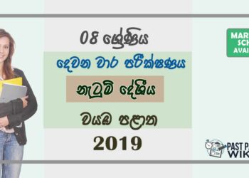 Grade 08 Dancing 2nd Term Test Paper With Answers 2019 Sinhala Medium -North western Province