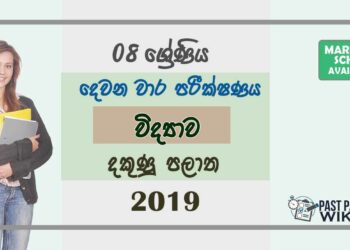 Grade 08 Science 2nd Term Test Paper With Answers 2019 Sinhala Medium - Southern Province