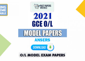 2021 O/L Model Papers with answers in Sinhala medium