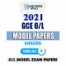 2021 O/L Model Papers with answers in Sinhala medium