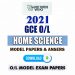 GCE O/L 2021 Home Science Model Papers with Marking Schemes