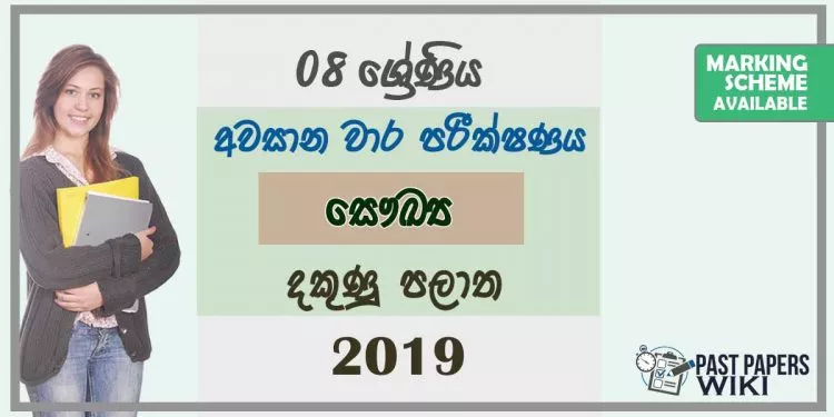 Grade 08 Health And Physical Education 3rd Term Test Paper With Answers 2019 Sinhala Medium - Southern Province