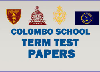 Colombo School Term Test Papers - Updated Papers 2021