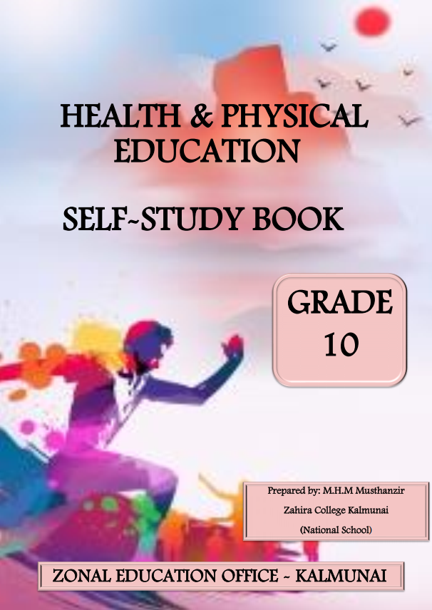 English Medium Grade 10 Health and Physical Education Study Pack and Worksheet