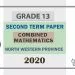 Grade 13 Combined Mathematics 2nd Term Test Paper With Answers 2020 North Western Province