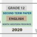 Grade 12 General English 2nd Term Test Paper With Answers 2020 North Western Province