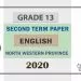 Grade 13 General English 2nd Term Test Paper With Answers 2020 North Western Province