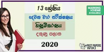 Grade 13 Accounting 2nd Term Test Paper With Answers 2020 | Southern Province
