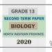 Grade 13 Biology 2nd Term Test Paper With Answers 2020 North western Province
