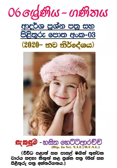 Grade 06 Mathematics | Model Paper Book No 03