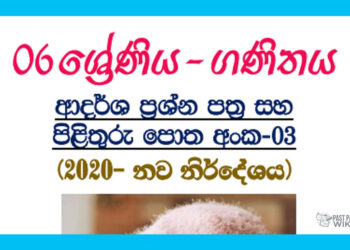 Grade 06 Mathematics | Model Paper Book No 03