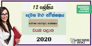 Grade 12 General Information Technology 2nd Term Test Paper With Answers 2020 North Western Province