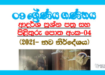 Grade 09 Mathematics | Model Paper Book No 04