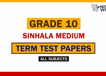 Grade 10 Sinhala Medium Term Test Papers - Past Papers WiKi