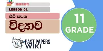 Jivi Pataka - Grade 11 Science Lesson 01 | Short Note