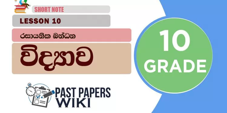 Rasayanika Bandana - Grade 10 Science Lesson 10 | Short Note