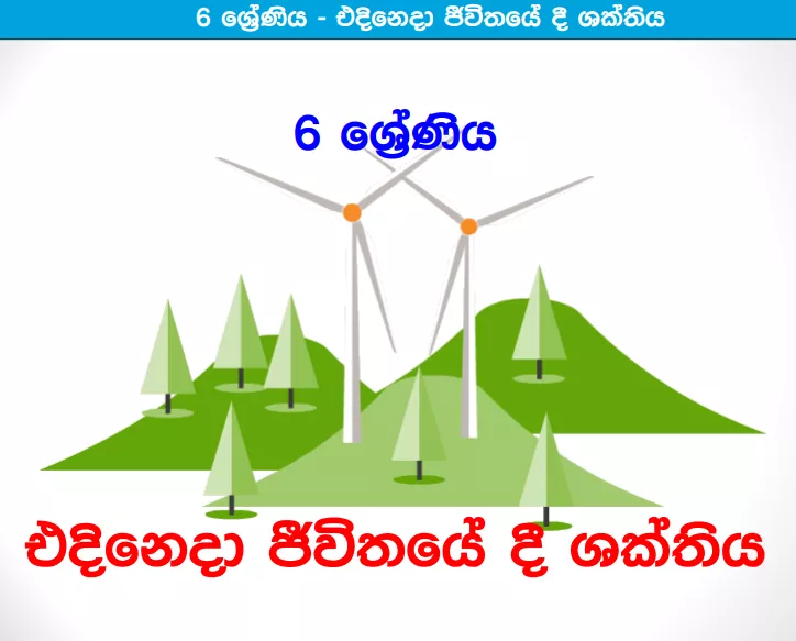 Edineda Jivithayedi Shakthiya - Grade 06 Science Lesson 04 | Short Note
