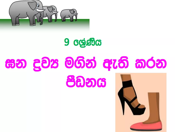 Gana Drawya Magin Athikarana Pidanaya - Grade 09 Science Lesson 05 | Short Note