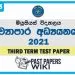 Musaeus College Business studies 3rd Term Test paper 2021 - Grade 13