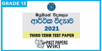 Musaeus College Economics 3rd Term Test paper 2021 - Grade 13