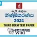 Devi Balika vidyalaya Accounting 3rd Term Test paper 2021 - Grade 13