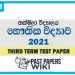 Taxila Central College Physics 3rd Term Test paper 2021 - Grade 13 | English Medium