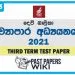 Devi Balika vidyalaya Business Studies 3rd Term Test paper 2021 - Grade 13