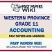 Western Province Grade 11 Accounting Past Papers - Sinhala Medium