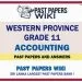 Western Province Grade 11 Accounting Past Papers - Sinhala Medium