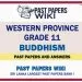Western Province Grade 11 Buddhism Past Papers - Sinhala Medium