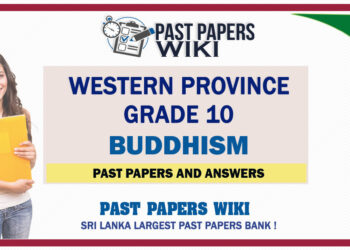 Western Province Grade 10 Buddhism Past Papers - Sinhala Medium