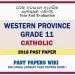 Western Province Grade 11 Catholic Third Term Paper 2018 – Sinhala Medium