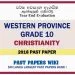 Western Province Grade 10 Christianity Third Term Paper 2018 – Sinhala Medium